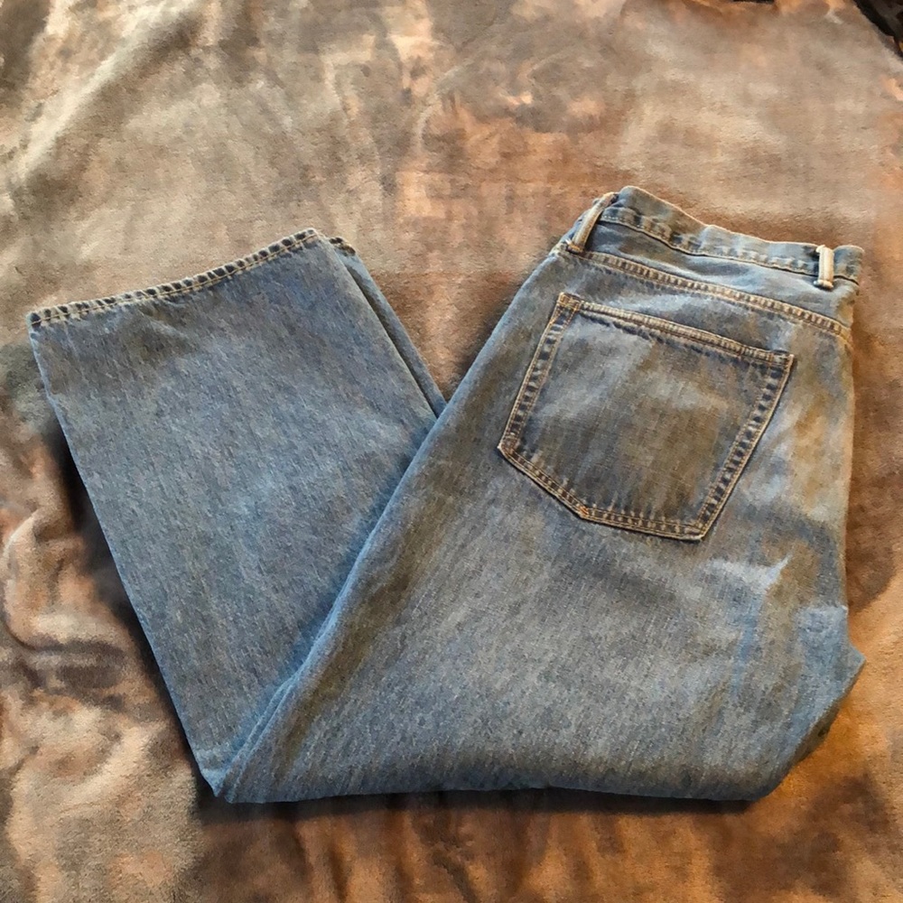 Gap Relaxed Medium Wash Jeans Sz 36x30